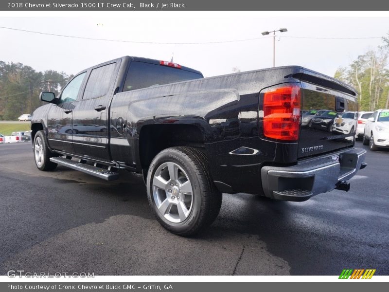 Black / Jet Black 2018 Chevrolet Silverado 1500 LT Crew Cab
