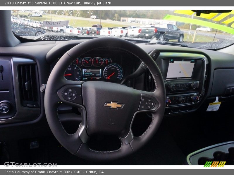 Black / Jet Black 2018 Chevrolet Silverado 1500 LT Crew Cab