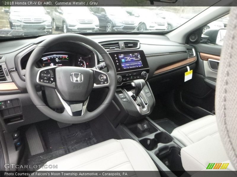  2018 CR-V EX AWD Gray Interior