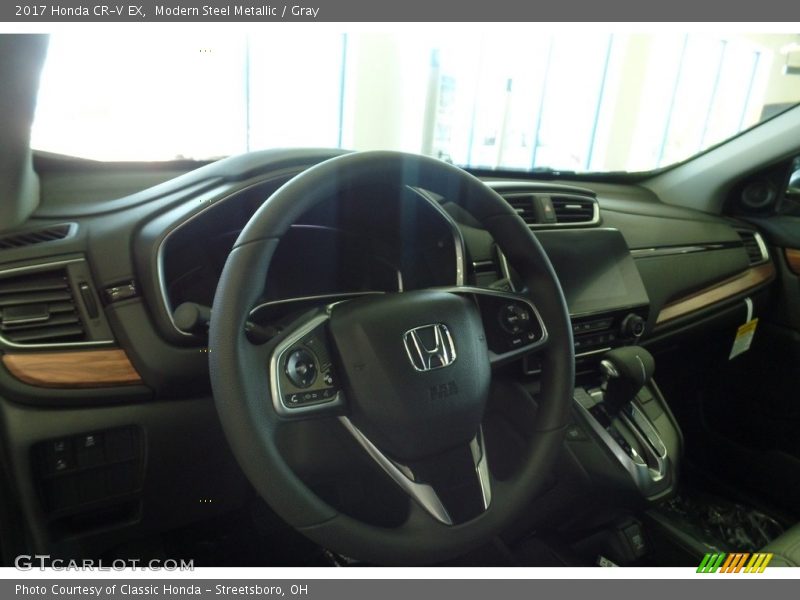 Modern Steel Metallic / Gray 2017 Honda CR-V EX