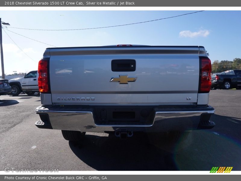 Silver Ice Metallic / Jet Black 2018 Chevrolet Silverado 1500 LT Crew Cab