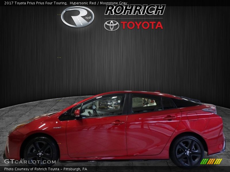 Hypersonic Red / Moonstone Gray 2017 Toyota Prius Prius Four Touring