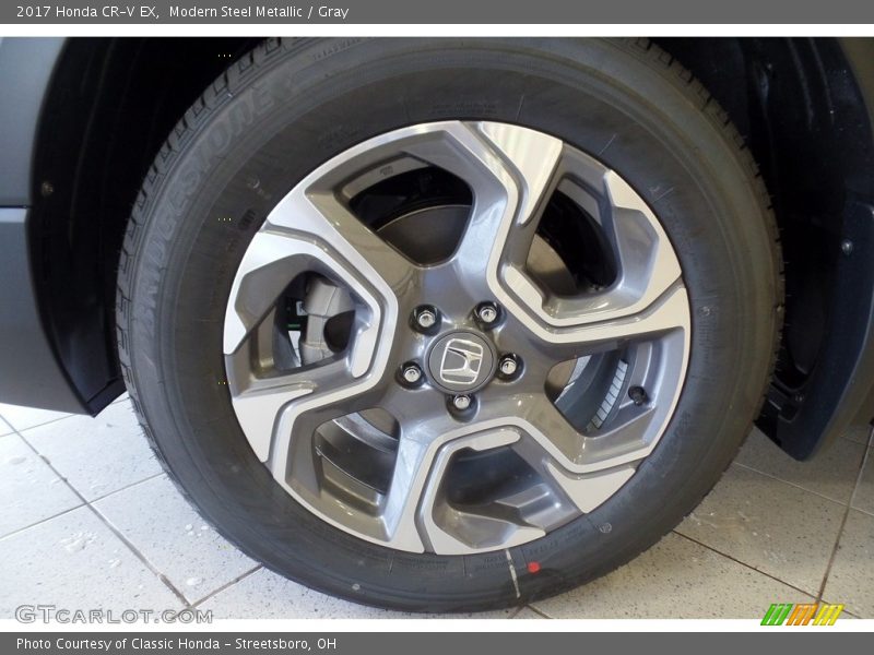 Modern Steel Metallic / Gray 2017 Honda CR-V EX