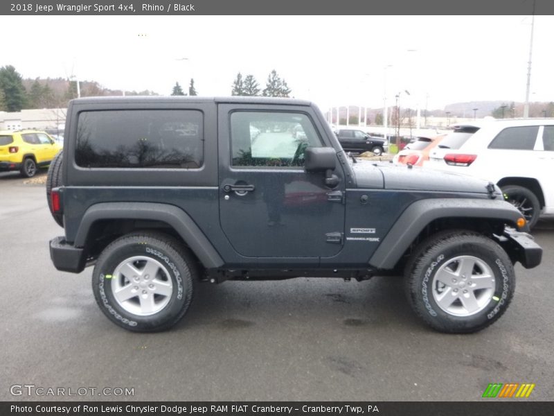 Rhino / Black 2018 Jeep Wrangler Sport 4x4