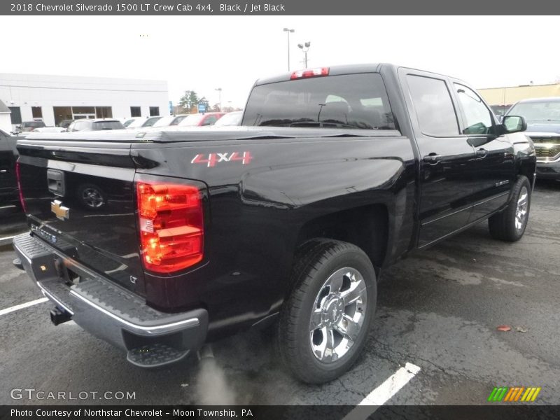 Black / Jet Black 2018 Chevrolet Silverado 1500 LT Crew Cab 4x4