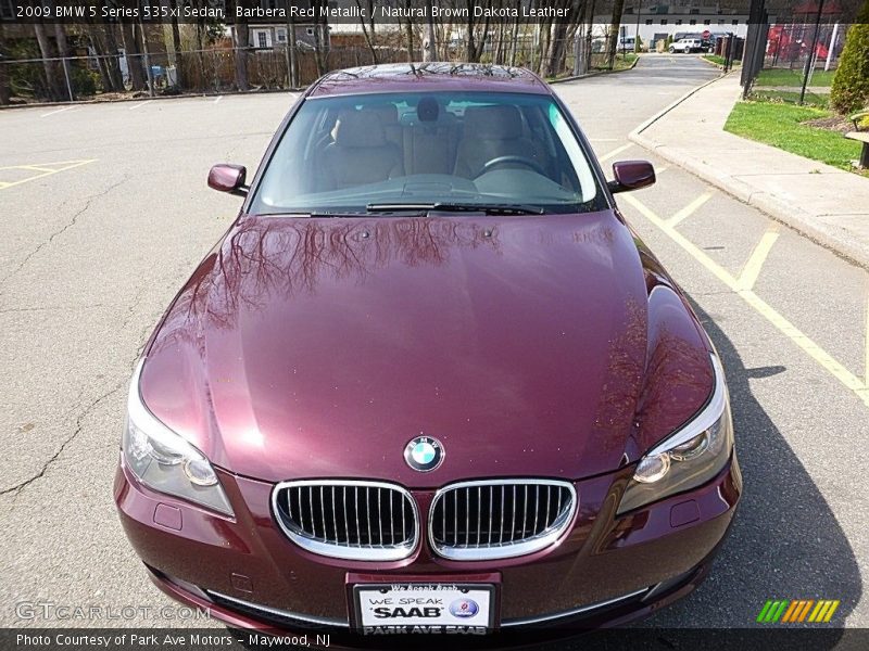 Barbera Red Metallic / Natural Brown Dakota Leather 2009 BMW 5 Series 535xi Sedan