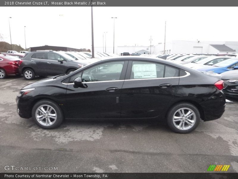 Mosaic Black Metallic / Jet Black 2018 Chevrolet Cruze LT