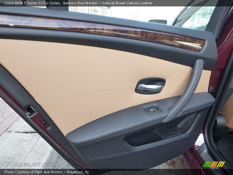 Barbera Red Metallic / Natural Brown Dakota Leather 2009 BMW 5 Series 535xi Sedan