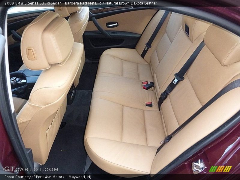 Barbera Red Metallic / Natural Brown Dakota Leather 2009 BMW 5 Series 535xi Sedan