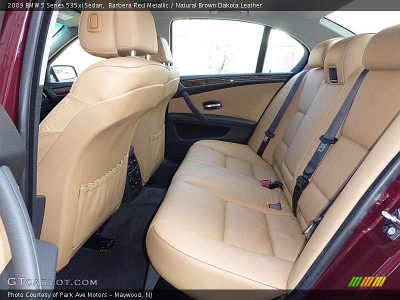 Barbera Red Metallic / Natural Brown Dakota Leather 2009 BMW 5 Series 535xi Sedan
