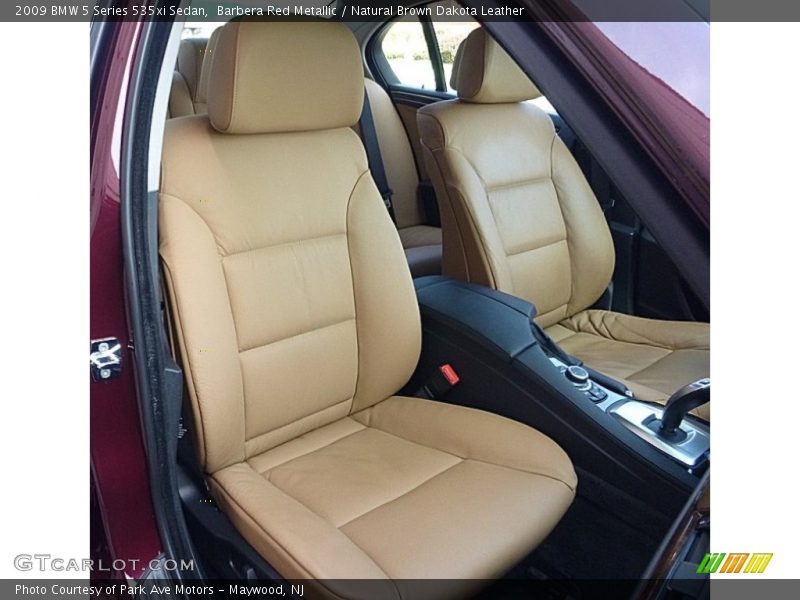 Barbera Red Metallic / Natural Brown Dakota Leather 2009 BMW 5 Series 535xi Sedan