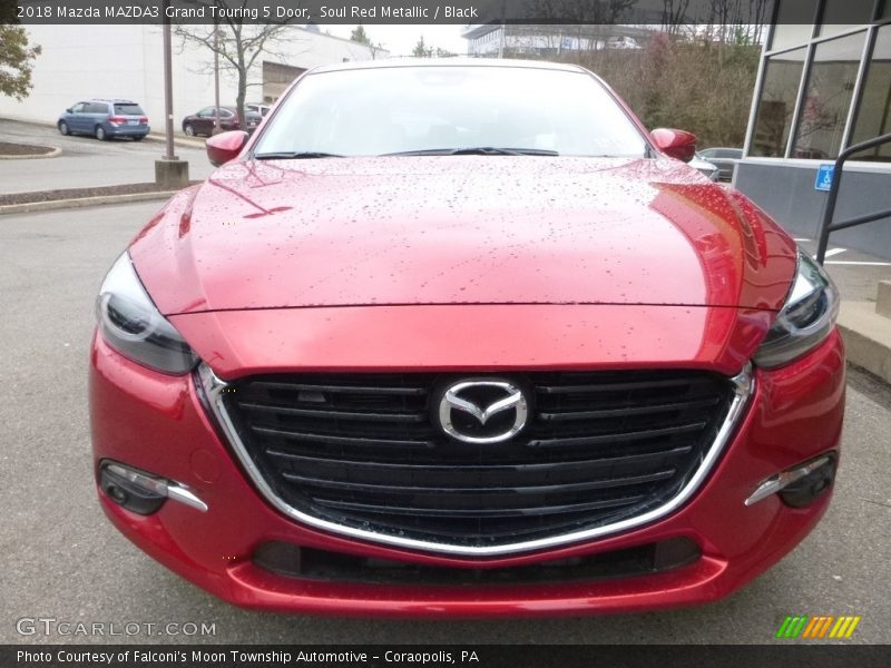 Soul Red Metallic / Black 2018 Mazda MAZDA3 Grand Touring 5 Door