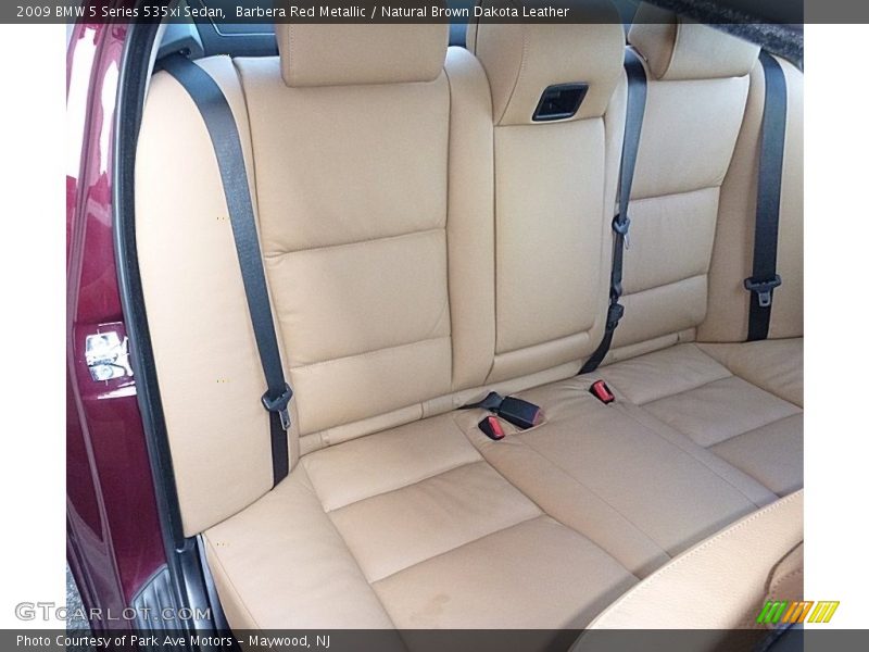 Barbera Red Metallic / Natural Brown Dakota Leather 2009 BMW 5 Series 535xi Sedan