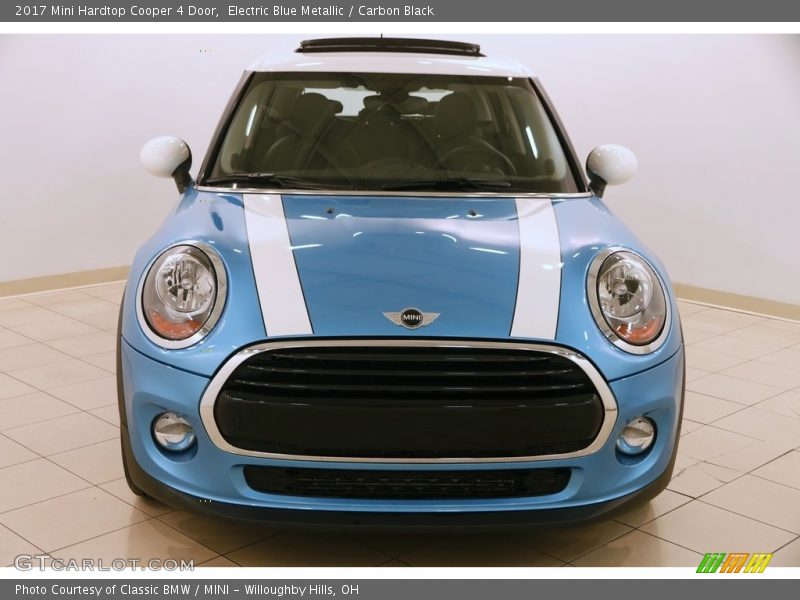 Electric Blue Metallic / Carbon Black 2017 Mini Hardtop Cooper 4 Door