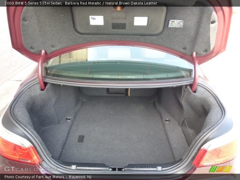 Barbera Red Metallic / Natural Brown Dakota Leather 2009 BMW 5 Series 535xi Sedan