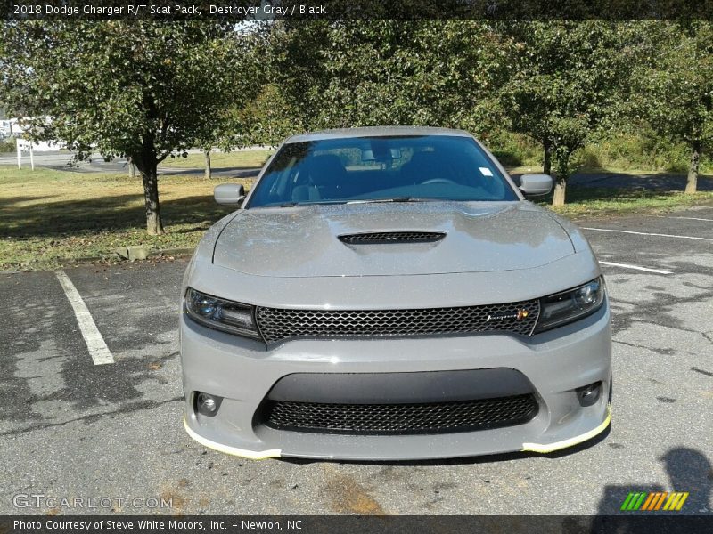 Destroyer Gray / Black 2018 Dodge Charger R/T Scat Pack