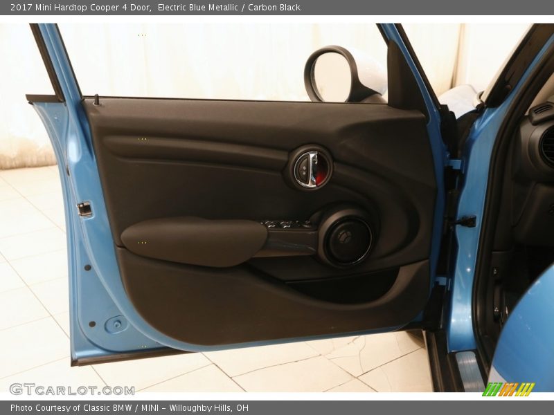 Electric Blue Metallic / Carbon Black 2017 Mini Hardtop Cooper 4 Door