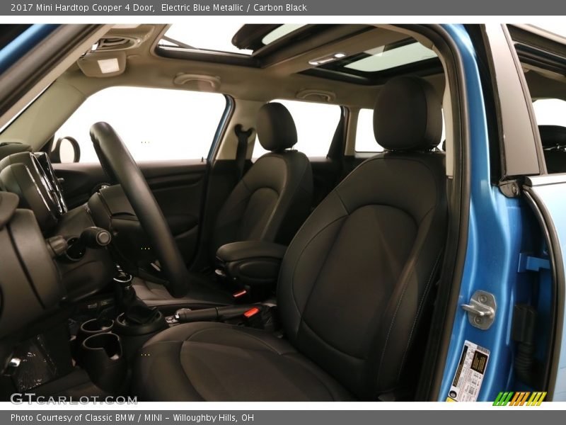 Electric Blue Metallic / Carbon Black 2017 Mini Hardtop Cooper 4 Door