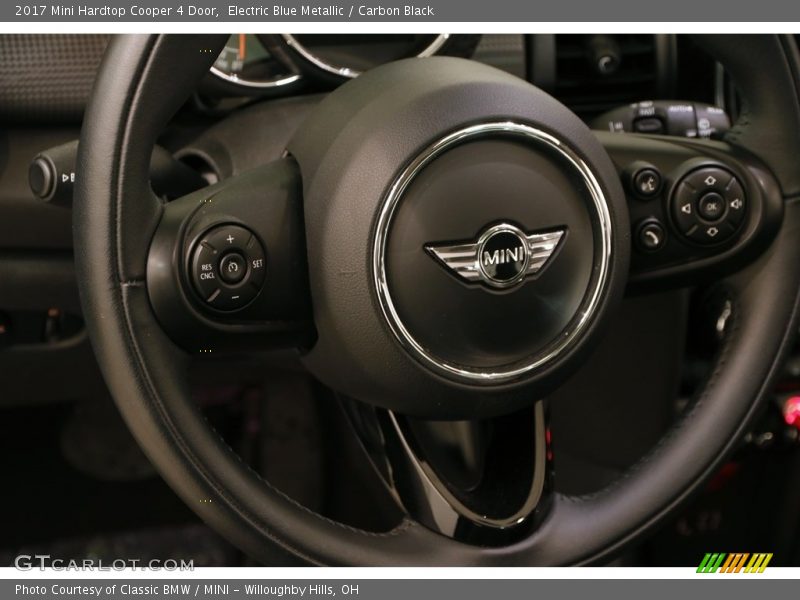 Electric Blue Metallic / Carbon Black 2017 Mini Hardtop Cooper 4 Door