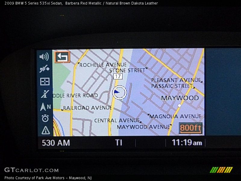 Barbera Red Metallic / Natural Brown Dakota Leather 2009 BMW 5 Series 535xi Sedan