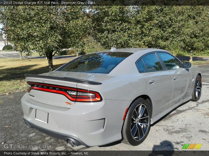 Destroyer Gray / Black 2018 Dodge Charger R/T Scat Pack