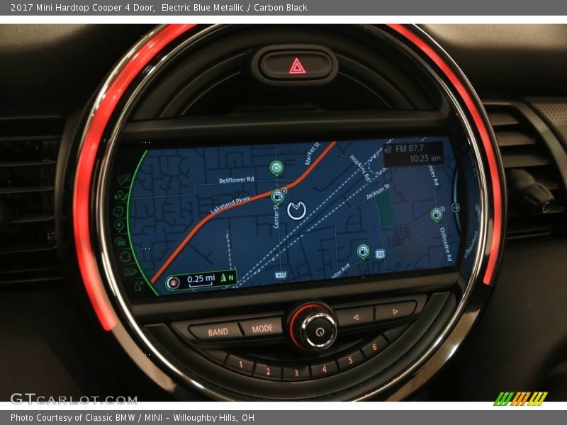 Electric Blue Metallic / Carbon Black 2017 Mini Hardtop Cooper 4 Door