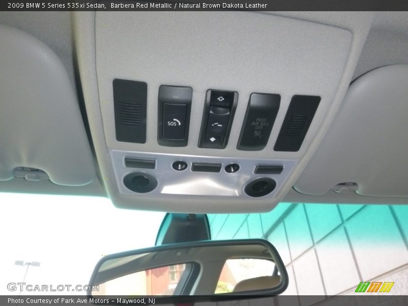 Barbera Red Metallic / Natural Brown Dakota Leather 2009 BMW 5 Series 535xi Sedan