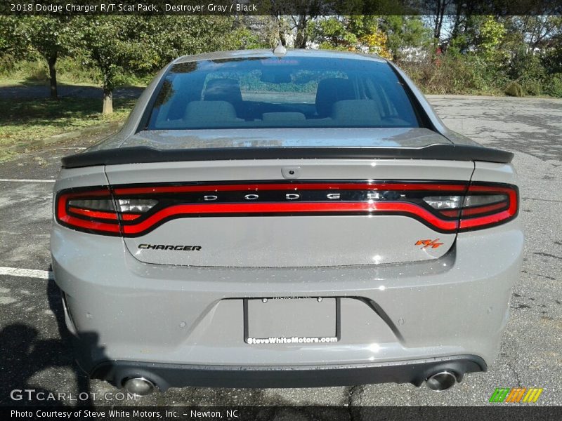 Destroyer Gray / Black 2018 Dodge Charger R/T Scat Pack