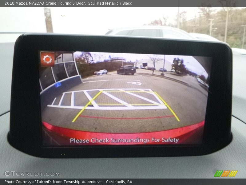 Soul Red Metallic / Black 2018 Mazda MAZDA3 Grand Touring 5 Door