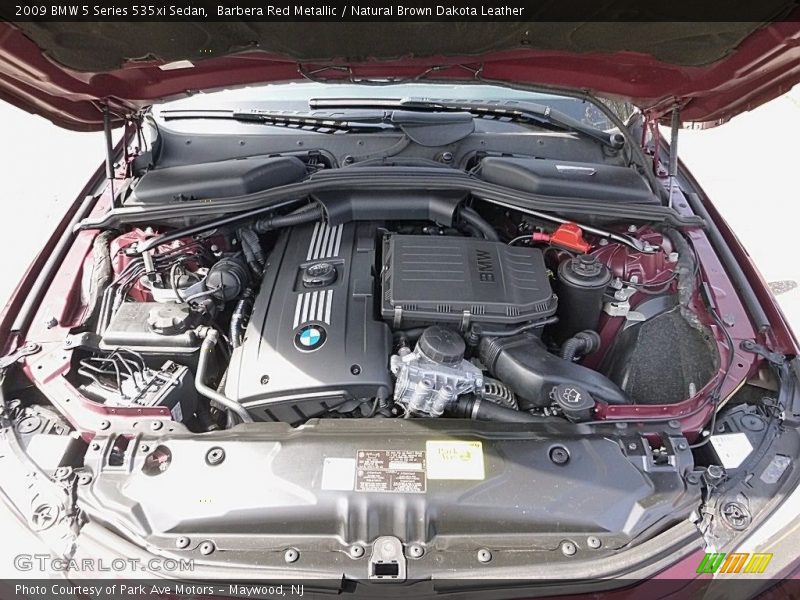 Barbera Red Metallic / Natural Brown Dakota Leather 2009 BMW 5 Series 535xi Sedan