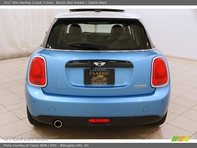 Electric Blue Metallic / Carbon Black 2017 Mini Hardtop Cooper 4 Door