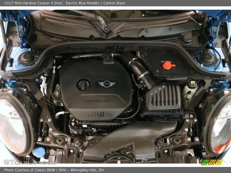 Electric Blue Metallic / Carbon Black 2017 Mini Hardtop Cooper 4 Door