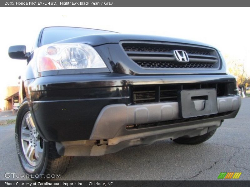 Nighthawk Black Pearl / Gray 2005 Honda Pilot EX-L 4WD