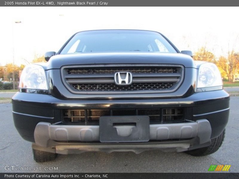 Nighthawk Black Pearl / Gray 2005 Honda Pilot EX-L 4WD
