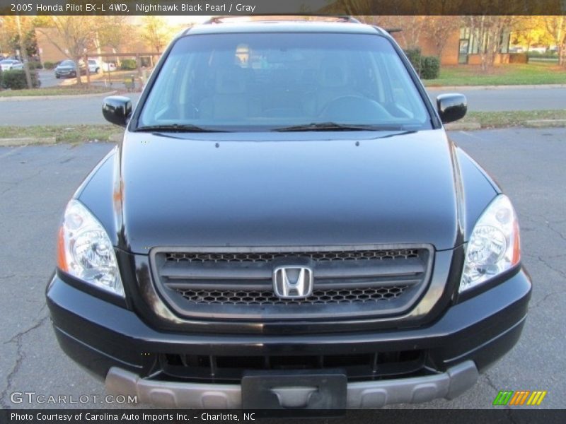 Nighthawk Black Pearl / Gray 2005 Honda Pilot EX-L 4WD