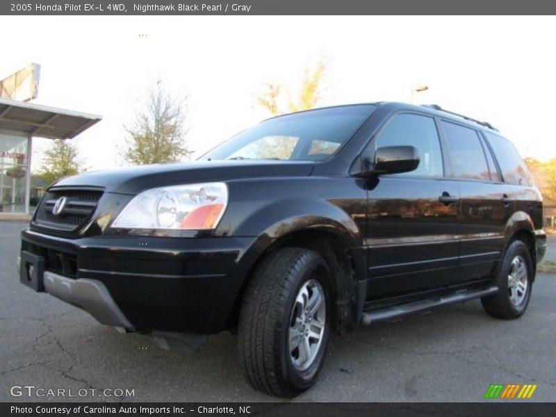 Nighthawk Black Pearl / Gray 2005 Honda Pilot EX-L 4WD