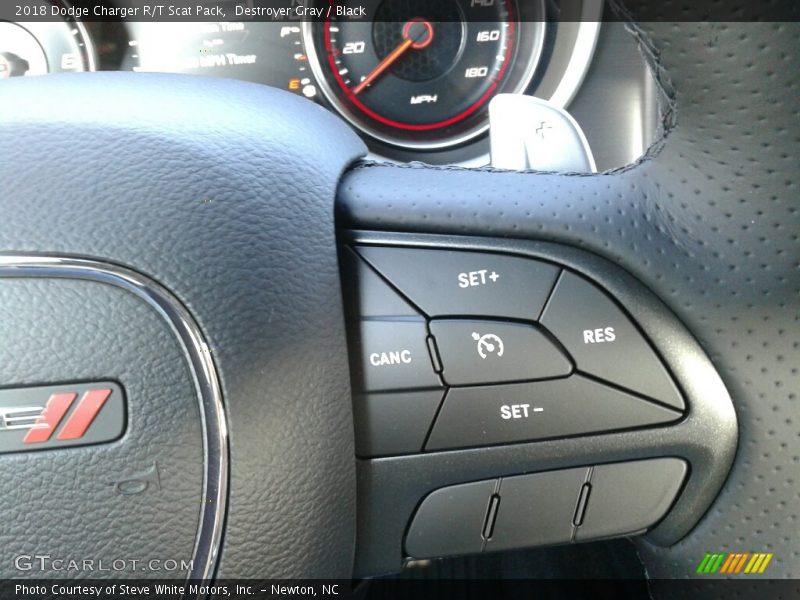 Destroyer Gray / Black 2018 Dodge Charger R/T Scat Pack