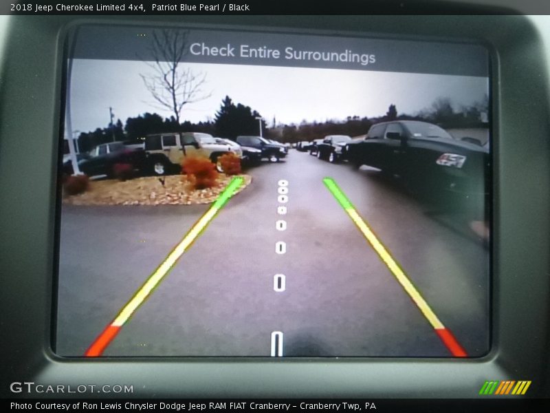 Patriot Blue Pearl / Black 2018 Jeep Cherokee Limited 4x4