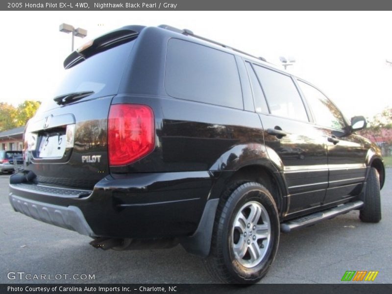 Nighthawk Black Pearl / Gray 2005 Honda Pilot EX-L 4WD
