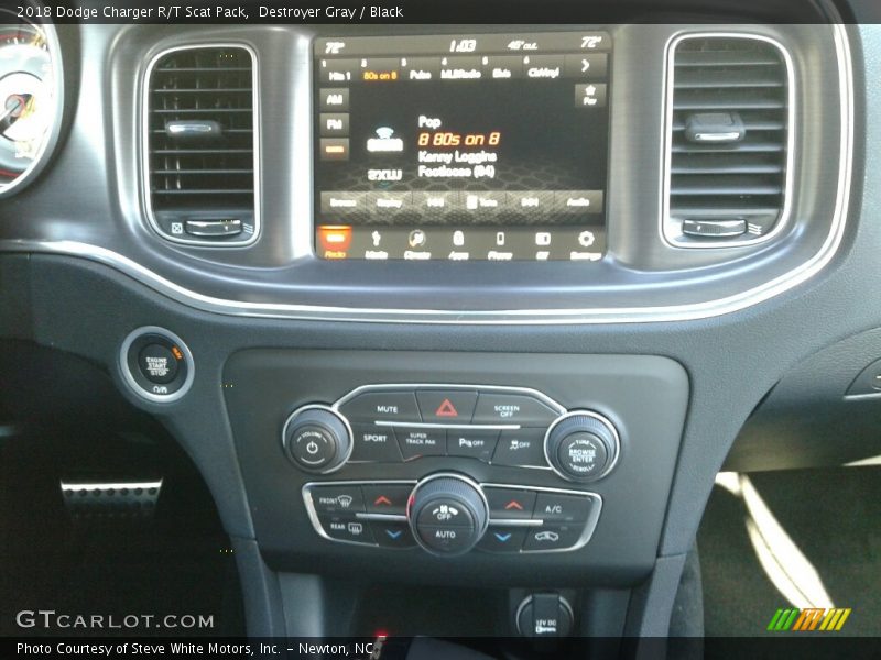 Destroyer Gray / Black 2018 Dodge Charger R/T Scat Pack