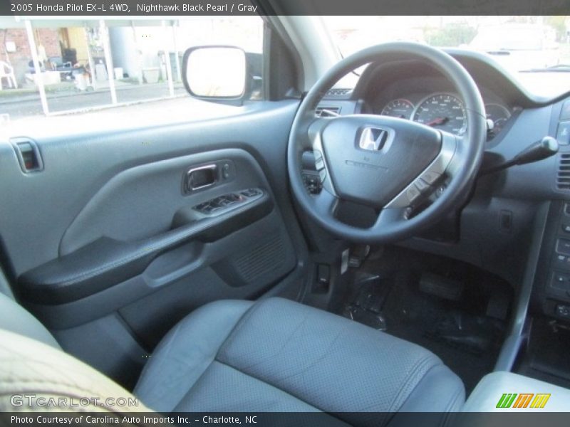 Nighthawk Black Pearl / Gray 2005 Honda Pilot EX-L 4WD