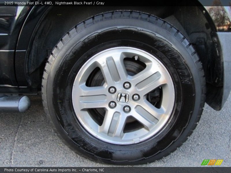 Nighthawk Black Pearl / Gray 2005 Honda Pilot EX-L 4WD