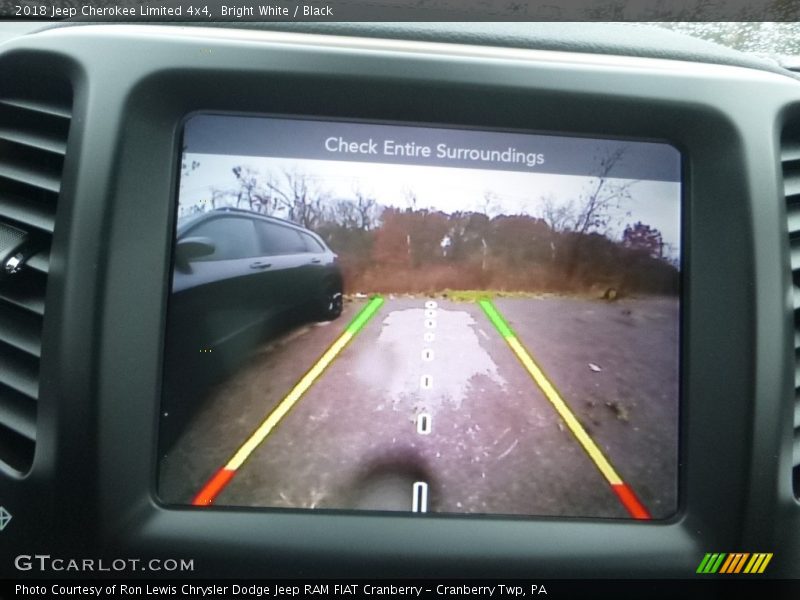 Bright White / Black 2018 Jeep Cherokee Limited 4x4