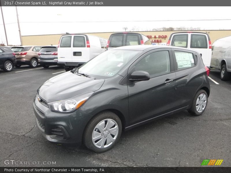 Nightfall Gray Metallic / Jet Black 2017 Chevrolet Spark LS