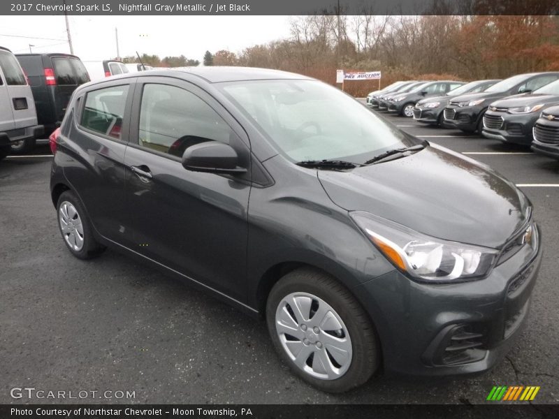 Nightfall Gray Metallic / Jet Black 2017 Chevrolet Spark LS