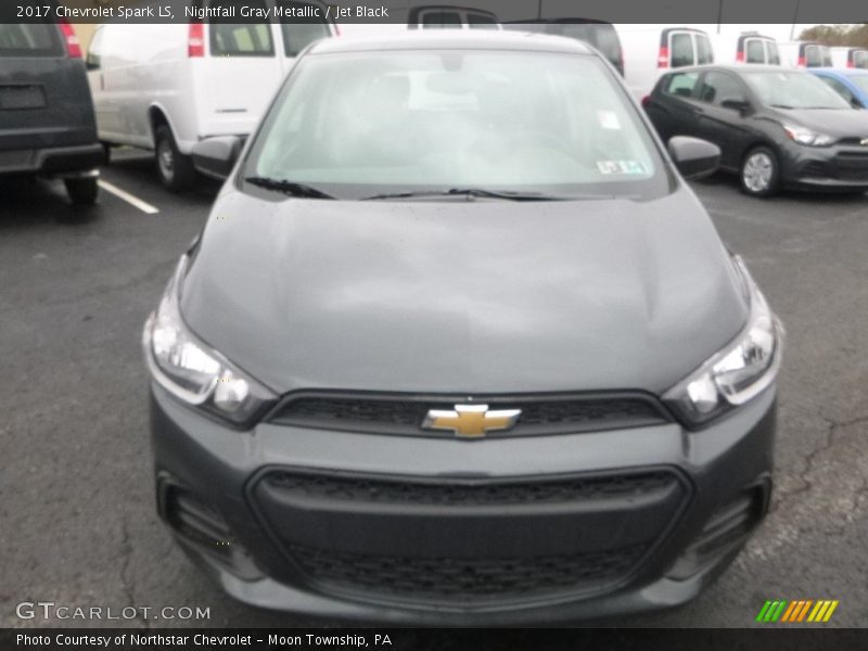 Nightfall Gray Metallic / Jet Black 2017 Chevrolet Spark LS