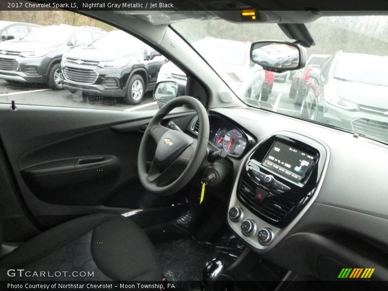 Nightfall Gray Metallic / Jet Black 2017 Chevrolet Spark LS