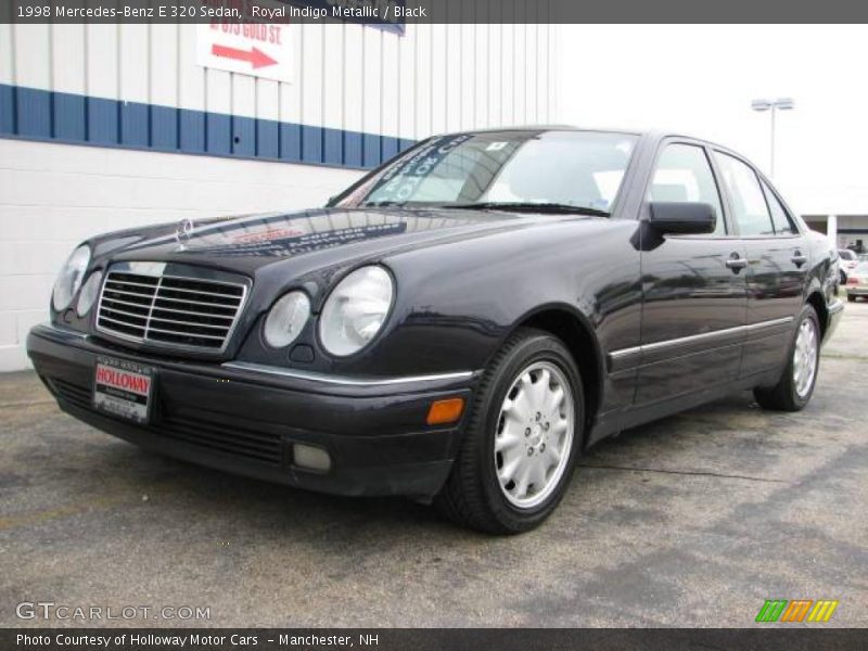 Royal Indigo Metallic / Black 1998 Mercedes-Benz E 320 Sedan