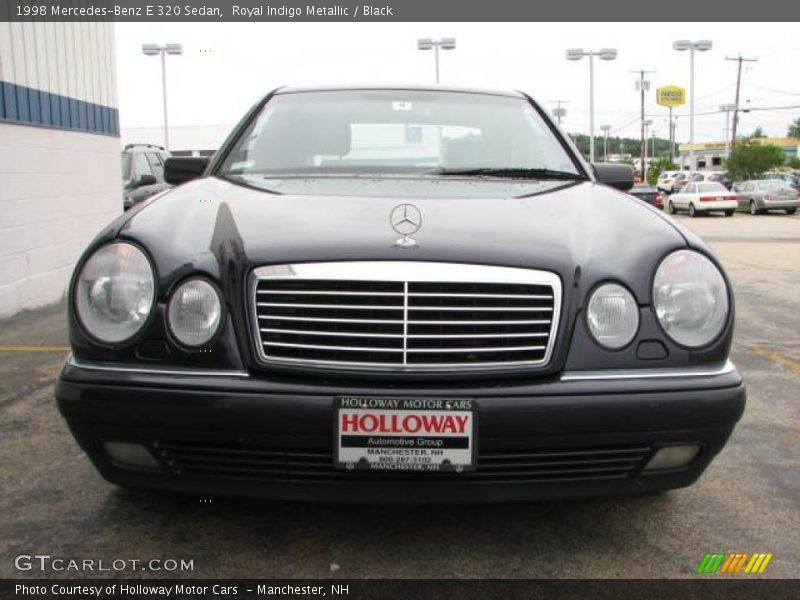 Royal Indigo Metallic / Black 1998 Mercedes-Benz E 320 Sedan