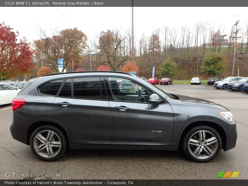 Mineral Grey Metallic / Black 2016 BMW X1 xDrive28i